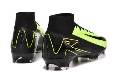 Nike Air Zoom Mercurial Superfly 10 Elite FG Firm Ground Soccer Cleats - Black/Yellow