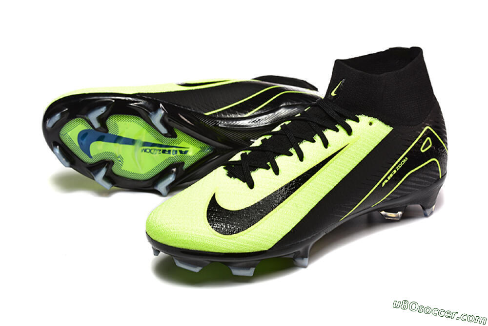 Nike Air Zoom Mercurial Superfly 10 Elite FG Firm Ground Soccer Cleats - Black/Yellow 3