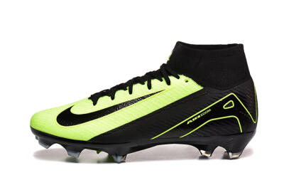 Nike Air Zoom Mercurial Superfly 10 Elite FG Firm Ground Soccer Cleats - Black/Yellow