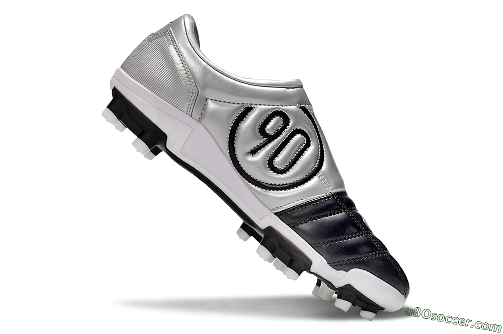 NIKE トータル90 llic Silver and black 29 Cheap Nike Air Zoom Total 90 III FG Soccer Cleats Silver