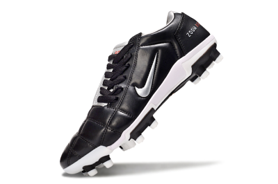 Nike Air Zoom Total 90 III FG Firm Ground Soccer Cleats - Black/Silver/Red