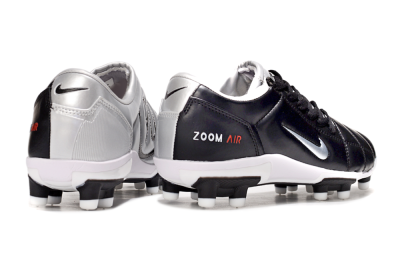 Nike Air Zoom Total 90 III FG Firm Ground Soccer Cleats - Black/Silver/Red