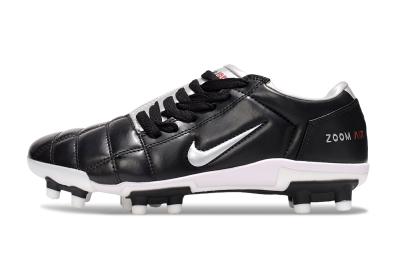 Nike Air Zoom Total 90 III FG Firm Ground Soccer Cleats - Black/Silver/Red