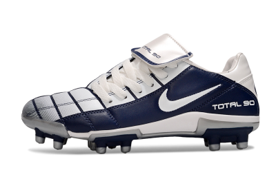 Nike Total 90 III FG Firm Ground Soccer Cleats - White/Blue/Grey