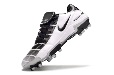 Nike Total 90 III FG Firm Ground Soccer Cleats - Black/White/Grey