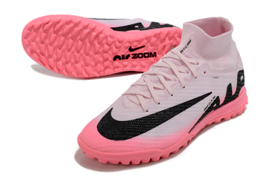 Nike Air Zoom Mercurial Superfly 9 Elite TF Artificial Turf Soccer Shoes - Pink/Black