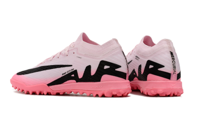 Nike Air Zoom Mercurial Vapor 15 Elite TF Artificial Turf Soccer Shoes - Pink/Black