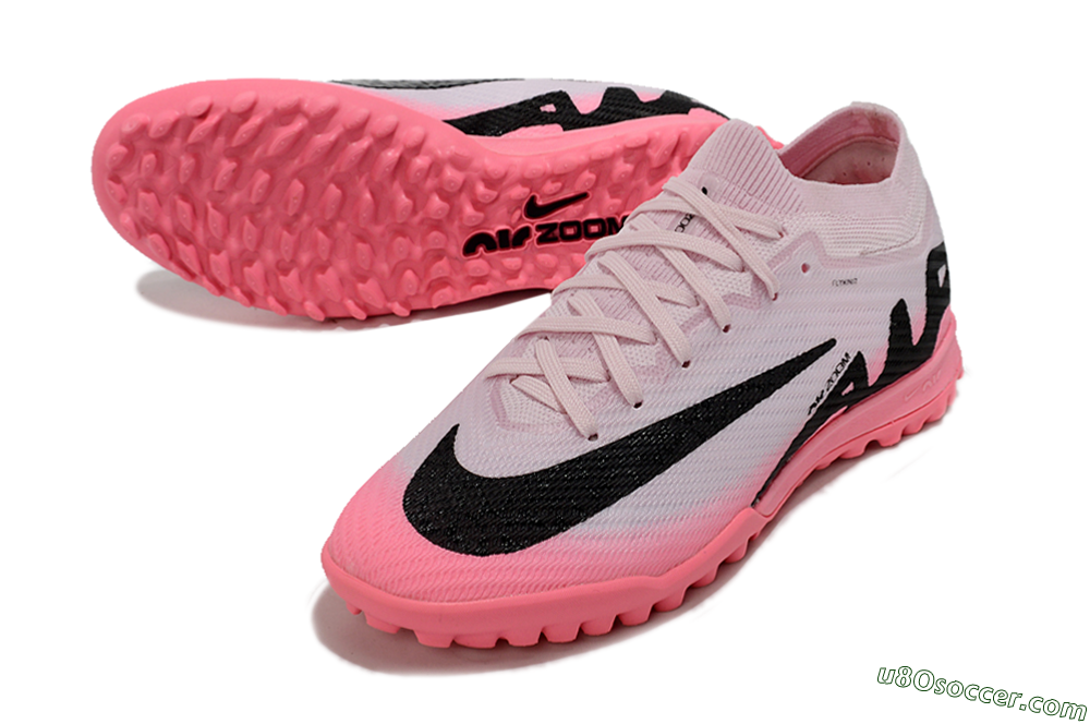 Nike Air Zoom Mercurial Vapor 15 Elite TF Artificial Turf Soccer Shoes - Pink/Black 3