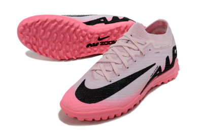 Nike Air Zoom Mercurial Vapor 15 Elite TF Artificial Turf Soccer Shoes - Pink/Black
