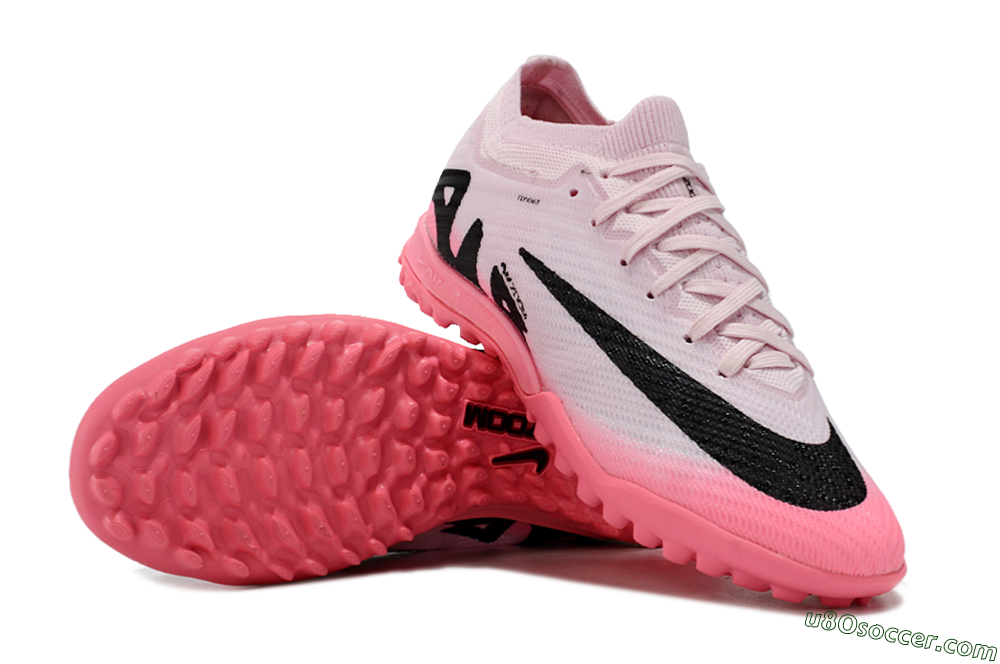 Nike Air Zoom Mercurial Vapor 15 Elite TF Artificial Turf Soccer Shoes - Pink/Black 0