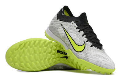 Nike Air Zoom Mercurial Vapor 15 Elite TF Artificial Turf Soccer Shoes - Silver/Yellow/Black