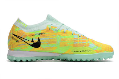 Nike Air Zoom Mercurial Vapor 15 Elite TF Artificial Turf Soccer Shoes - Jade/Yellow/Black