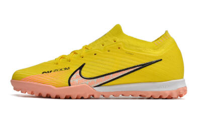 Nike Air Zoom Mercurial Vapor 15 Elite TF Artificial Turf Soccer Shoes - Yellow/Pink/Black