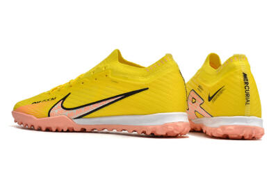 Nike Air Zoom Mercurial Vapor 15 Elite TF Artificial Turf Soccer Shoes - Yellow/Pink/Black