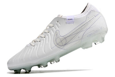Nike Tiempo Legend 9 Elite FG Firm Ground Soccer Cleats - Beige/Purple