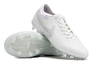 Nike Tiempo Legend 9 Elite FG Firm Ground Soccer Cleats - Beige/Purple