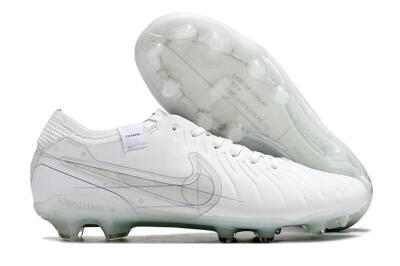 Nike Tiempo Legend 9 Elite FG Firm Ground Soccer Cleats - Beige/Purple