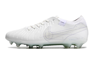 Nike Tiempo Legend 9 Elite FG Firm Ground Soccer Cleats - Beige/Purple