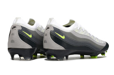 Nike Air Zoom Mercurial Vapor 16 Elite FG Firm Ground Soccer Cleats - White/Grey/Black