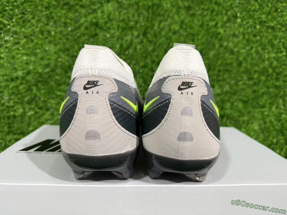 Nike Air Zoom Mercurial Vapor 16 Elite FG Firm Ground Soccer Cleats - White/Grey/Black
