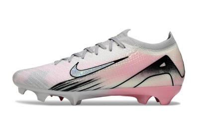 Nike Air Zoom Mercurial Vapor 16 Elite FG Firm Ground Soccer Cleats - Pink/Silver/Black