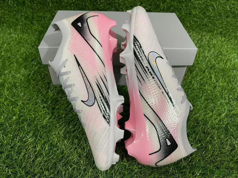 Nike Air Zoom Mercurial Vapor 16 Elite FG Firm Ground Soccer Cleats - Pink/Silver/Black