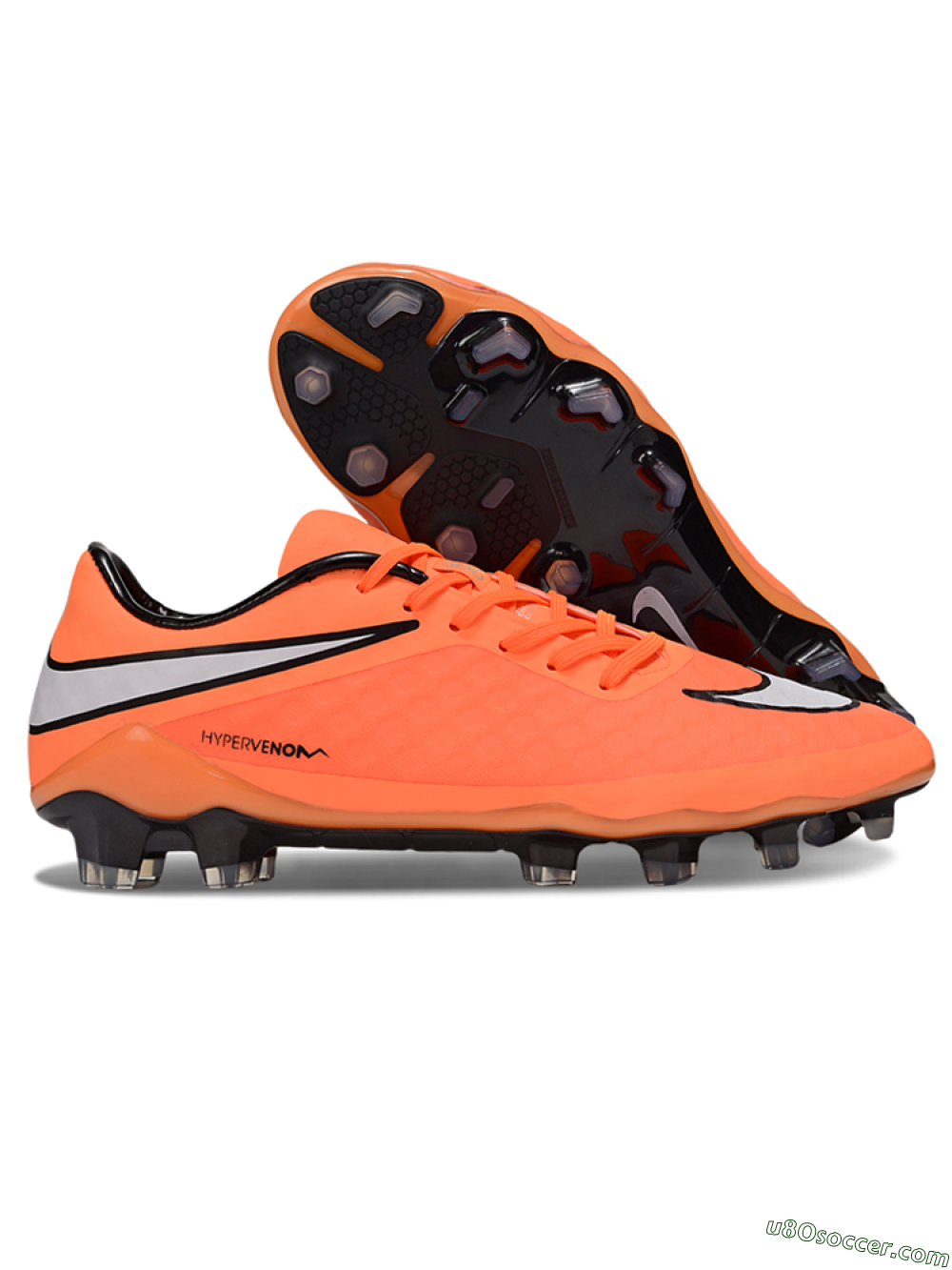 Nike Hypervenom Phantom FG Firm Ground Soccer Cleats - Red/White/Black 1
