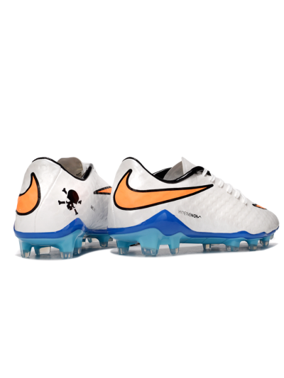 Nike Hypervenom Phantom FG Firm Ground Soccer Cleats - White/Orange/Black