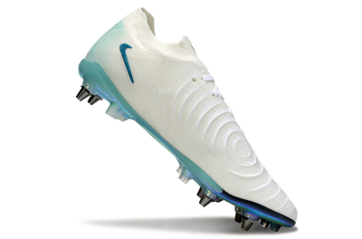 Nike Phantom GX 2 Elite SG Soft Ground Soccer Cleats - White/Blue/Gold