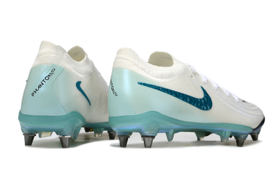 Nike Phantom GX 2 Elite SG Soft Ground Soccer Cleats - White/Blue/Gold