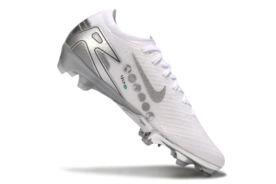 Nike Air Zoom Mercurial Vapor 16 Elite FG Firm Ground Soccer Cleats - White/Silver/Black