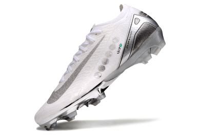Nike Air Zoom Mercurial Vapor 16 Elite FG Firm Ground Soccer Cleats - White/Silver/Black