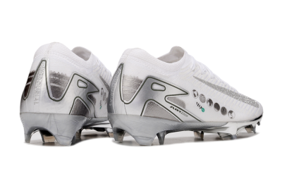 Nike Air Zoom Mercurial Vapor 16 Elite FG Firm Ground Soccer Cleats - White/Silver/Black