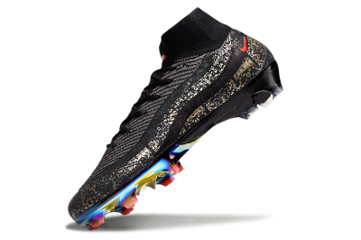 Nike Air Zoom Mercurial Superfly 10 Elite FG Firm Ground Soccer Cleats - Black/Grey/Red