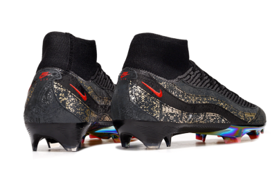 Nike Air Zoom Mercurial Superfly 10 Elite FG Firm Ground Soccer Cleats - Black/Grey/Red
