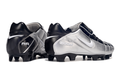 Nike Air Zoom Total 90 III FG Firm Ground Soccer Cleats - Silver/Black