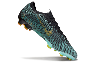 Nike Mercurial Vapor 12 Elite FG Firm Ground Soccer Cleats - Jade/Gold/Black