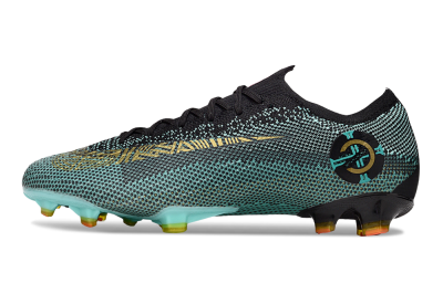 Nike Mercurial Vapor 12 Elite FG Firm Ground Soccer Cleats - Jade/Gold/Black