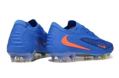 Nike Phantom 6 Low Elite FG Firm Ground Soccer Cleats - Blue/Red/Gold