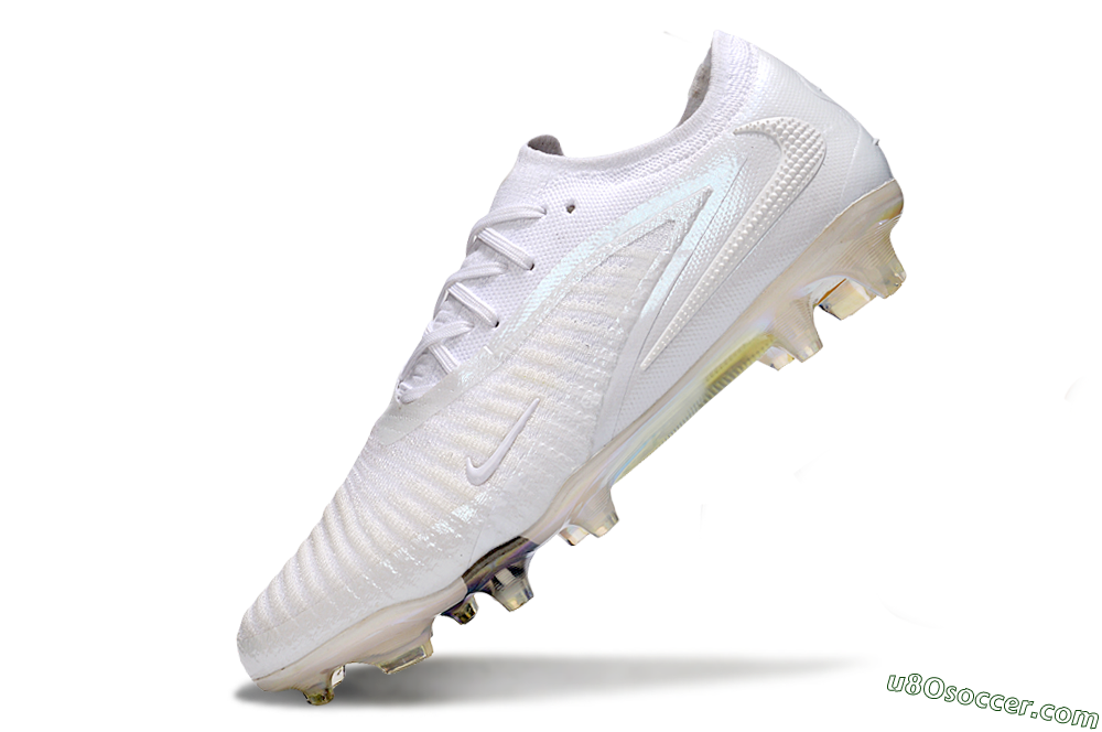 Nike Phantom 6 Low Elite FG Firm Ground Soccer Cleats - Beige/White/Gold 5