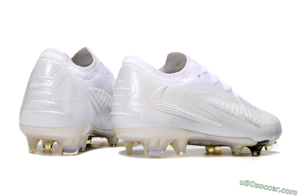 Nike Phantom 6 Low Elite FG Firm Ground Soccer Cleats - Beige/White/Gold 6