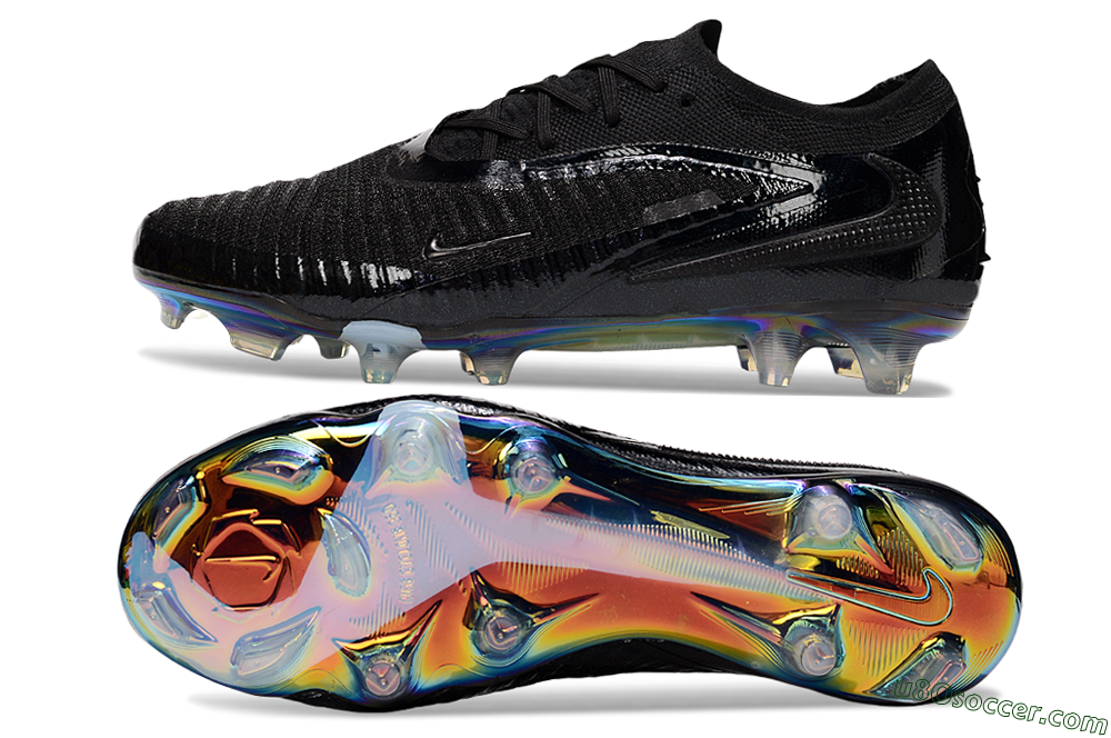 Nike Phantom 6 Low Elite FG Firm Ground Soccer Cleats - Black/Gold 0