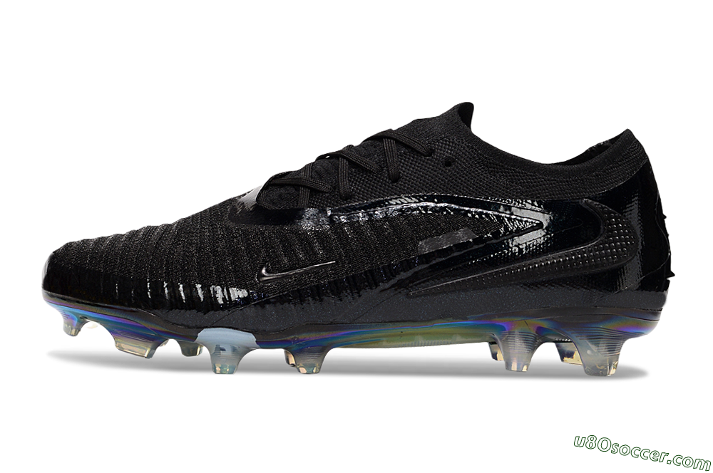 Nike Phantom 6 Low Elite FG Firm Ground Soccer Cleats - Black/Gold 2
