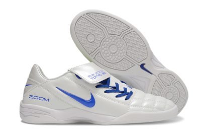 Nike Air Zoom Total 90 III IC Indoor & Futsal Soccer Shoes - White/Blue