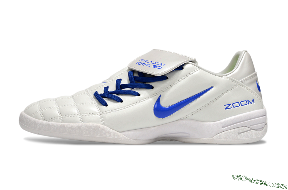 Nike Air Zoom Total 90 III IC Indoor & Futsal Soccer Shoes - White/Blue 2