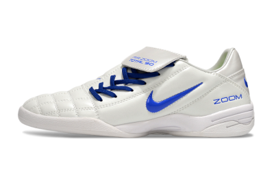 Nike Air Zoom Total 90 III IC Indoor & Futsal Soccer Shoes - White/Blue