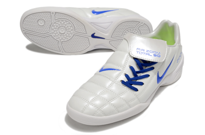 Nike Air Zoom Total 90 III IC Indoor & Futsal Soccer Shoes - White/Blue