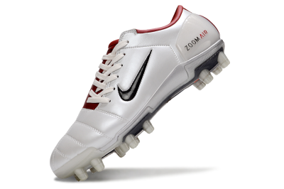 Nike Air Zoom Total 90 III FG Firm Ground Soccer Cleats - White/Black/Red