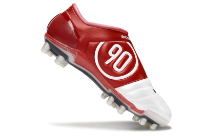 Nike Air Zoom Total 90 III FG Firm Ground Soccer Cleats - White/Black/Red