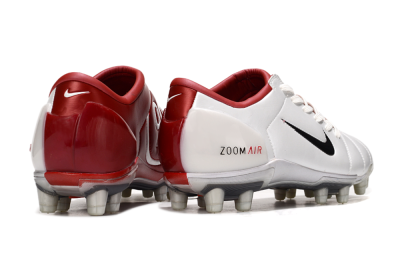 Nike Air Zoom Total 90 III FG Firm Ground Soccer Cleats - White/Black/Red